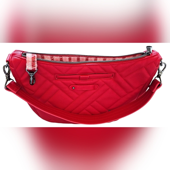 Lug Luxe VL "Harmony" Matte Faux Leather Quilted Shoulder Bag, New With Out Tags - Picture 5 of 9